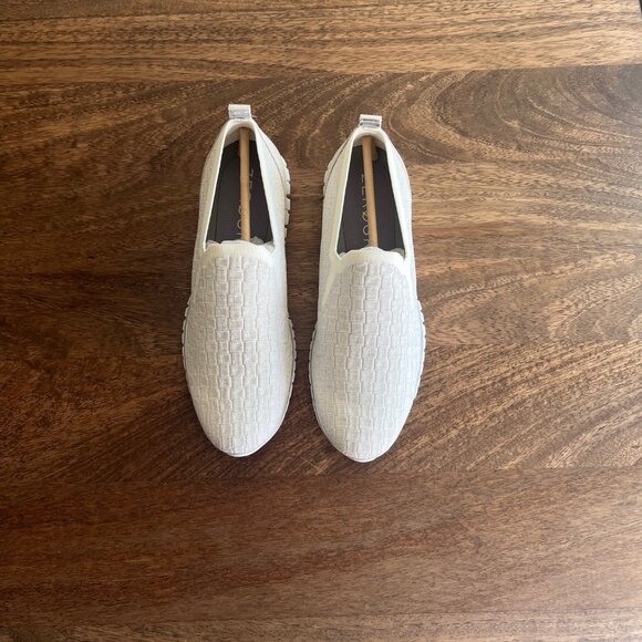 NEW Cole Haan Zero Grand Ivory Metallic Slip On Sneakers in Size 8.5. - Picture 2 of 5